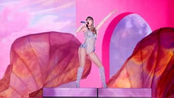 Taylor Swift performs at the Friends Arena in Stockholm, Sweden, 17 May 2024. Reuters