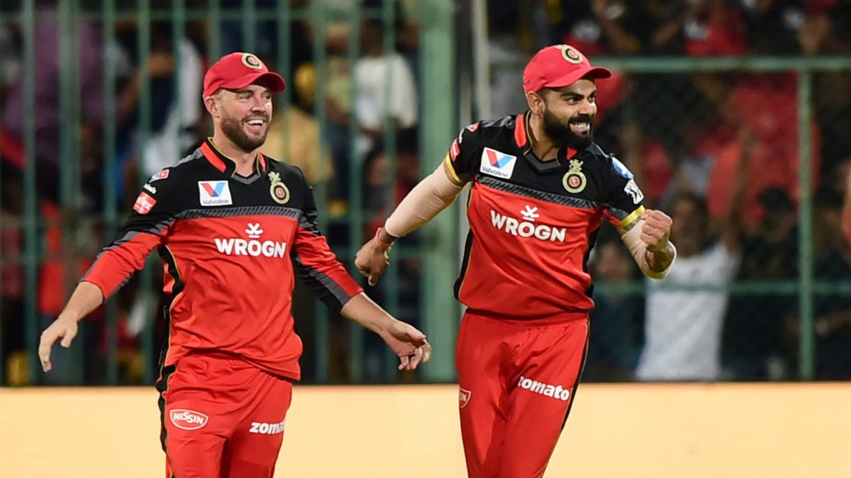 File image of AB de Villiers and Virat Kohli. PTI File image of AB de Villiers and Virat Kohli. PTI