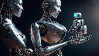 While tech giants have mainly been focusing on LLMs till now, they have started looking at SLMs or Small Language Models with a renewed interest, and expect to monetise it better than LLMs. Image: AI generated.