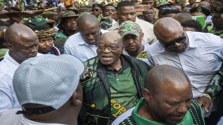 Who is Jacob Zuma, the former South African president, disqualified from next week's elections?