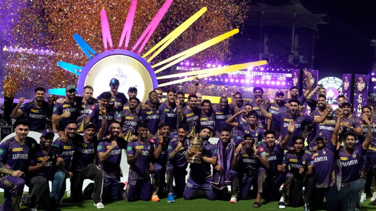 Watch: KKR lift IPL trophy for third time after outplaying SRH in final ...