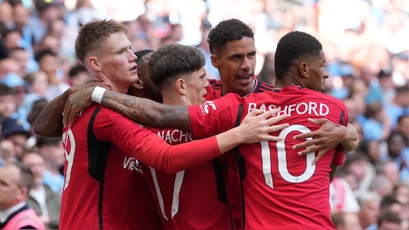 FA Cup Final: United spoil City's party in 'Manchester Derby' to be crowned champions for 13th time