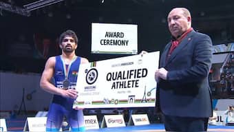 Aman Sehrawat is the only Indian male wrestler to secure quota for this year's Paris Olympics. Image credit: X/@Media_SAI