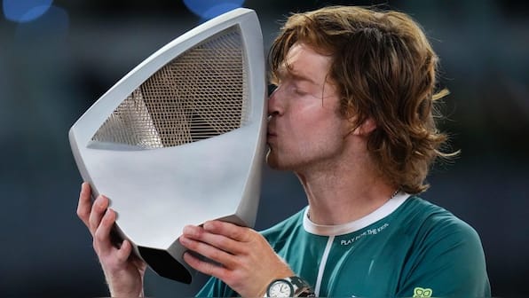 Andrey Rublev battles illness, Felix Auger-Aliassime to claim Madrid Open title