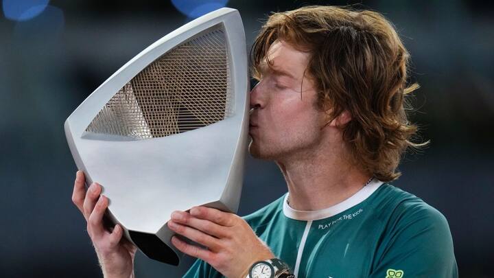 Andrey Rublev battles illness, Felix Auger-Aliassime to claim Madrid Open title Andrey Rublev battles illness, Felix Auger-Aliassime to claim Madrid Open title