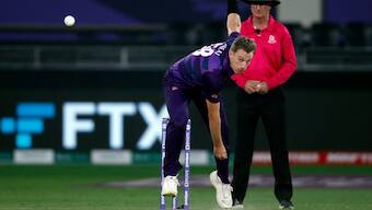 File image of South African-born Scotland seamer Brad Wheal. Reuters