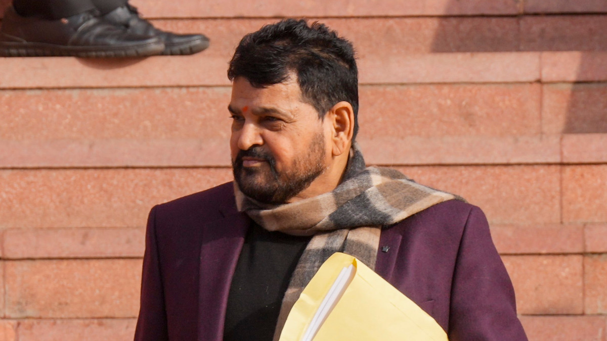 File image of former Wrestling Federation of India (WFI) president Brij Bhushan Sharan Singh. PTI File image of former Wrestling Federation of India (WFI) president Brij Bhushan Sharan Singh. PTI