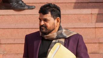 File image of former Wrestling Federation of India (WFI) president Brij Bhushan Sharan Singh. PTI