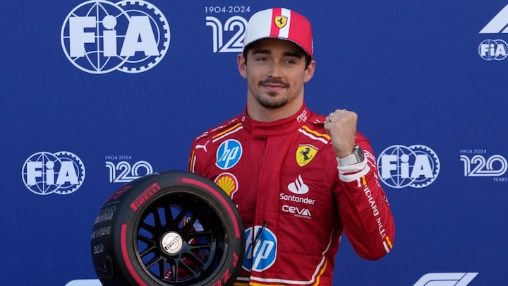 Ferrari's Charles Leclerc eyes maiden home win after grabbing Monaco GP pole