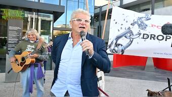Whistleblower David McBride arrives at the Supreme Court of the Australian Capital Territory in Canberra. AP