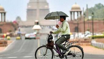 The temperature in Delhi on Wednesday was 52.9 degrees Celsius, according to the IMD Image Courtesy PTI