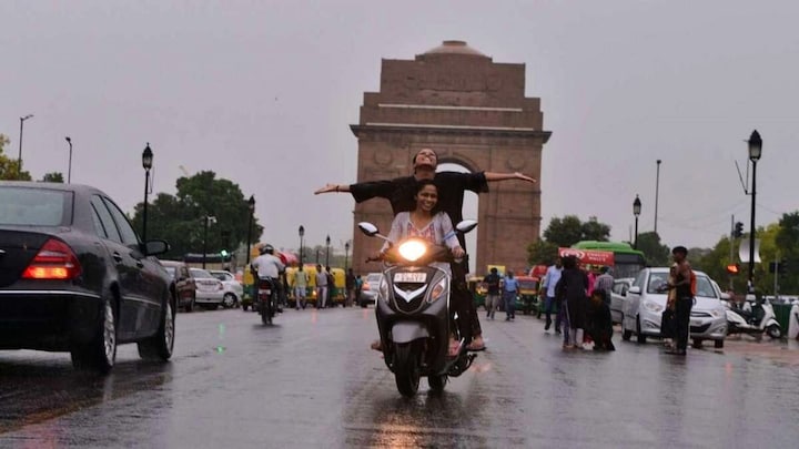 Sun out, rain in: Delhi-NCR witness light showers after temperature hits record 52.3 degrees