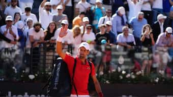 Six-time Italian Open champion Novak Djokovic lost in straight sets to Alejandro Tabilo in Rome. AP