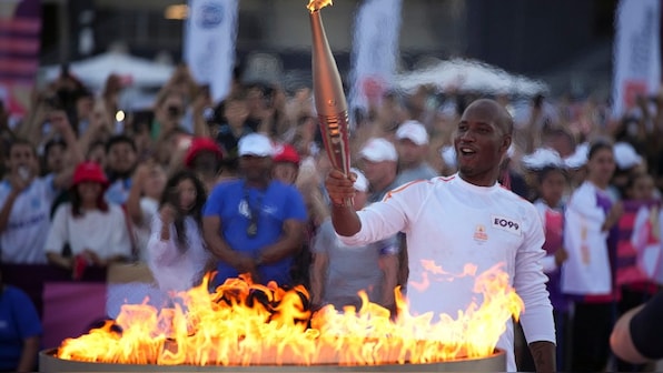 Paris Olympics 2024: Torch relay gets underway in France as it arrives at Marseille's Velodrome