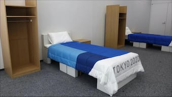 ‘Anti-sex’ beds have arrived in France’s Paris ahead of the 2024 Olympic Games. Image Courtesy: @Paulchelimo/X