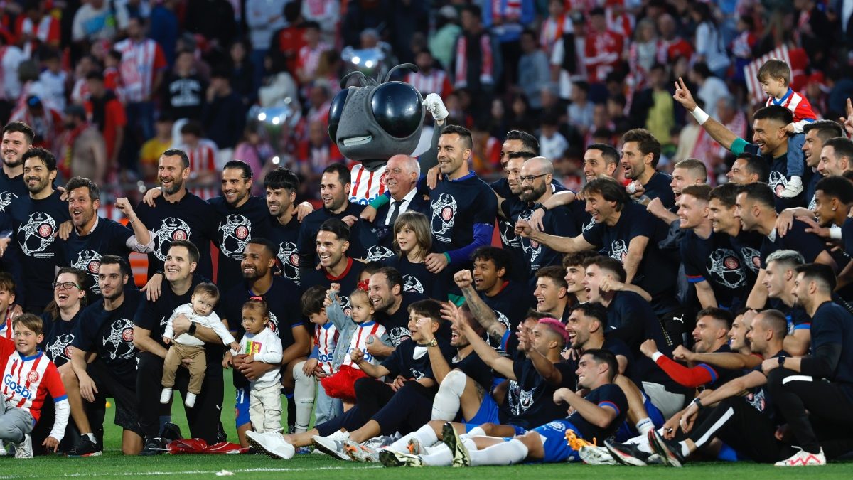 Girona qualified for the UEFA Champions League next season for the first time in just their fourth season in La Liga. AP Girona qualified for the UEFA Champions League next season for the first time in just their fourth season in La Liga. AP