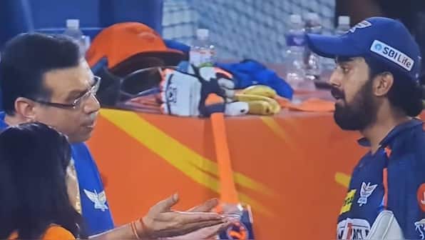 KL Rahul gets public rebuking from team owner Sanjiv Goenka after LSG thrashed by SRH - watch video