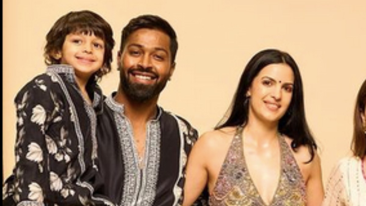 Hardik Pandya and wife Natasa Stankovic with son Agastya. Image credit: Instagram/natasastankovic__ Hardik Pandya and wife Natasa Stankovic with son Agastya. Image credit: Instagram/natasastankovic__