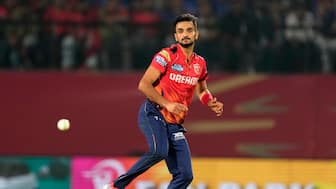 Punjab Kings pacer Harshal Patel finished the 2024 Indian Premier League with 24 wickets in 14 appearances at an average and economy of 19.87 and 9.73 respectively. AP