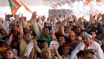 The BJP is 32 seats short of the magic number, but the National Democratic Alliance (NDA) is comfortably over the half-way mark. Image: REUTERS
