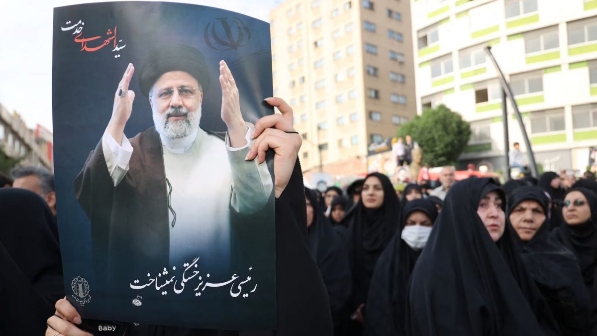 People mourn death of late Iranian President Ebrahim Raisi, in Tehran, Iran, May 20. Source: REUTERS/WANA People mourn death of late Iranian President Ebrahim Raisi, in Tehran, Iran, May 20. Source: REUTERS/WANA