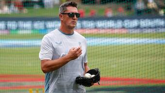 England women's cricket team head coach Jon Lewis in a file image. AFP