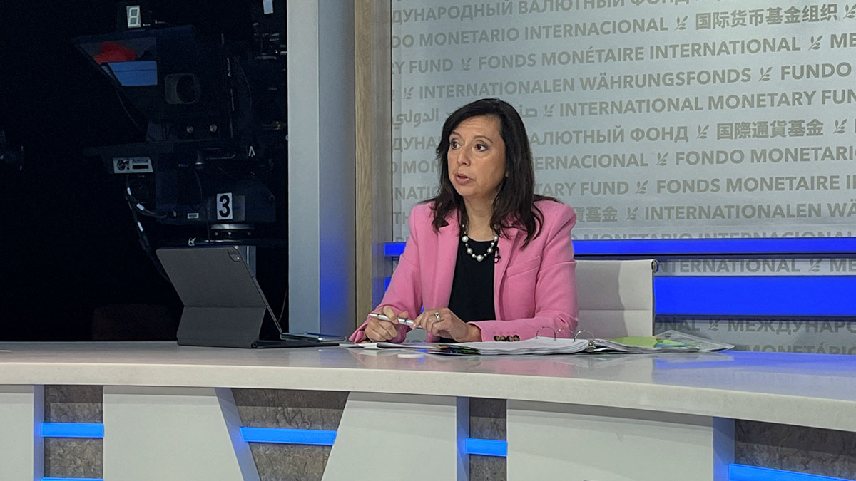 (File) International Monetary Fund spokesperson Julie Kozack. Reuters (File) International Monetary Fund spokesperson Julie Kozack. Reuters