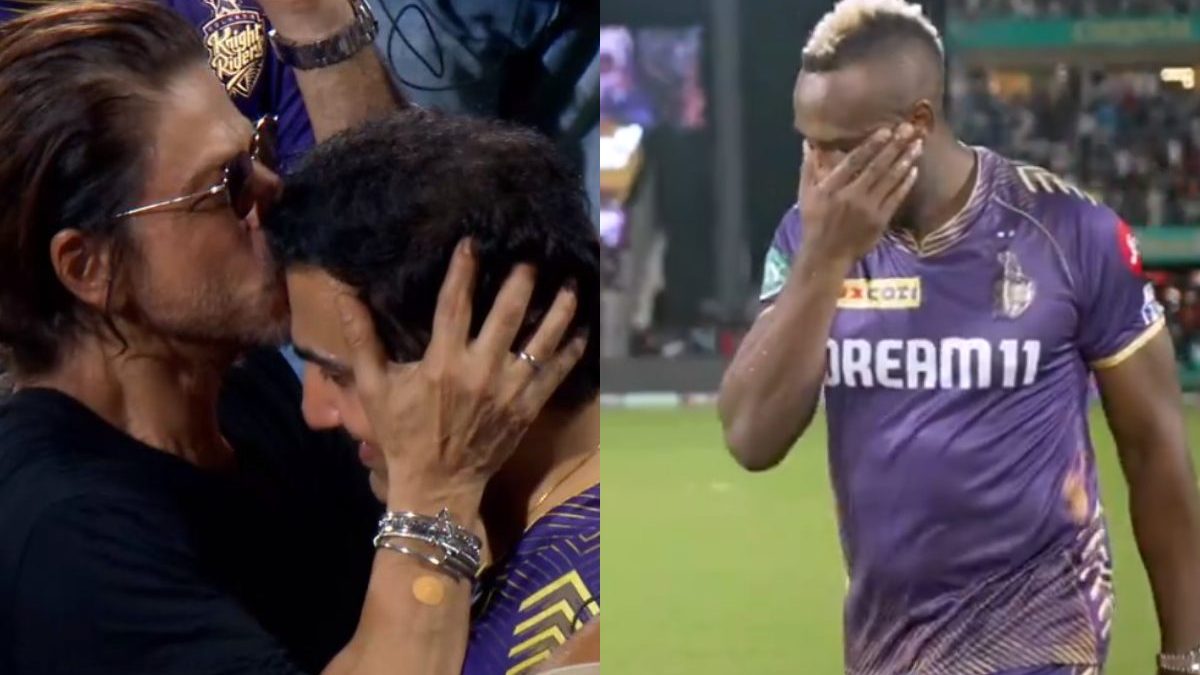 Shah Rukh Khan kisses Gautam Gambhir's forehead, Andre Russell in tears as KKR celebrate IPL 2024 win; WATCH video Shah Rukh Khan kisses Gautam Gambhir's forehead, Andre Russell in tears as KKR celebrate IPL 2024 win; WATCH video