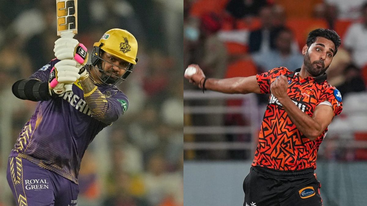 Sunil Narine vs Bhuvneshwar Kumar will be among top player battles to watch in IPL final. AP Sunil Narine vs Bhuvneshwar Kumar will be among top player battles to watch in IPL final. AP