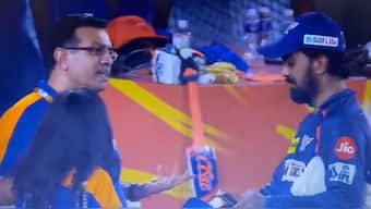 KL Rahul and Sanjiv Goenka's conversation in public did not go down well with fans and experts. Image: Screenshot