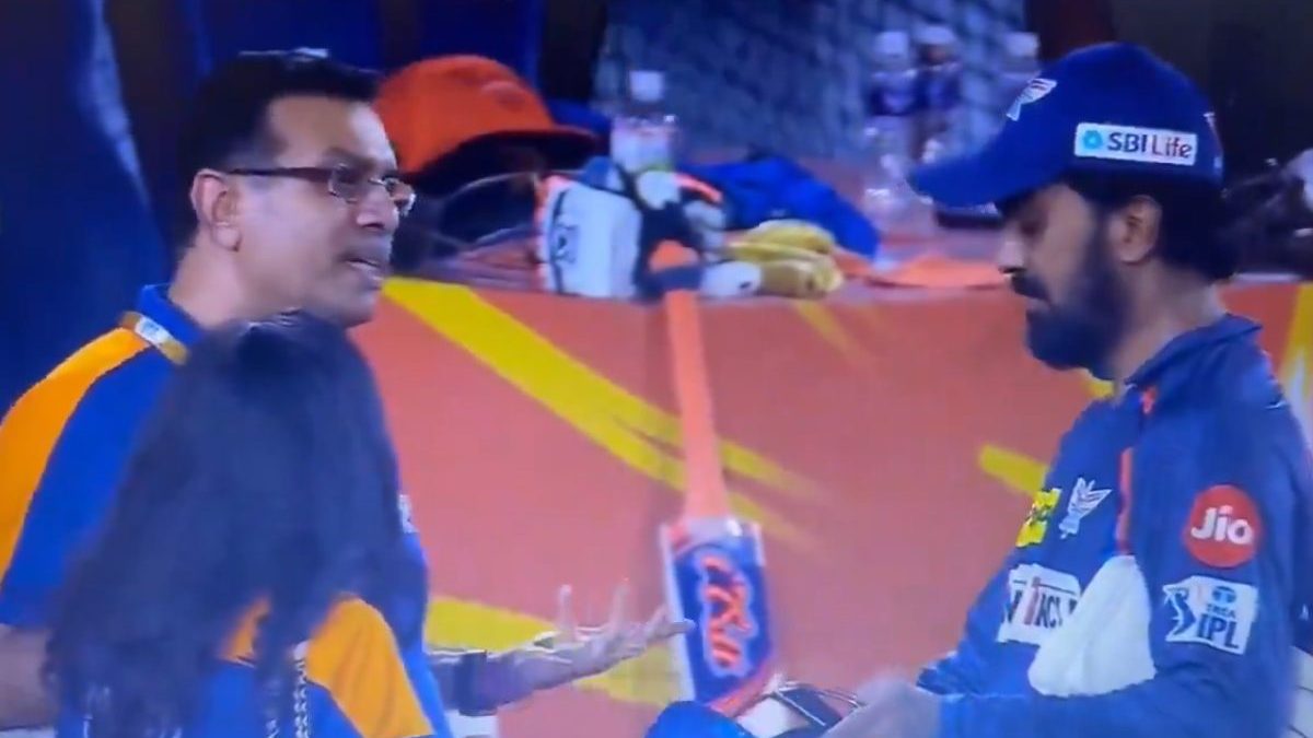KL Rahul and Sanjiv Goenka's conversation in public did not go down well with fans and experts. Image: Screenshot KL Rahul and Sanjiv Goenka's conversation in public did not go down well with fans and experts. Image: Screenshot