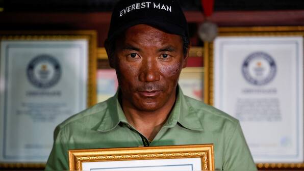 Nepal's 'Everest Man' claims record 30th summit, three decades after first