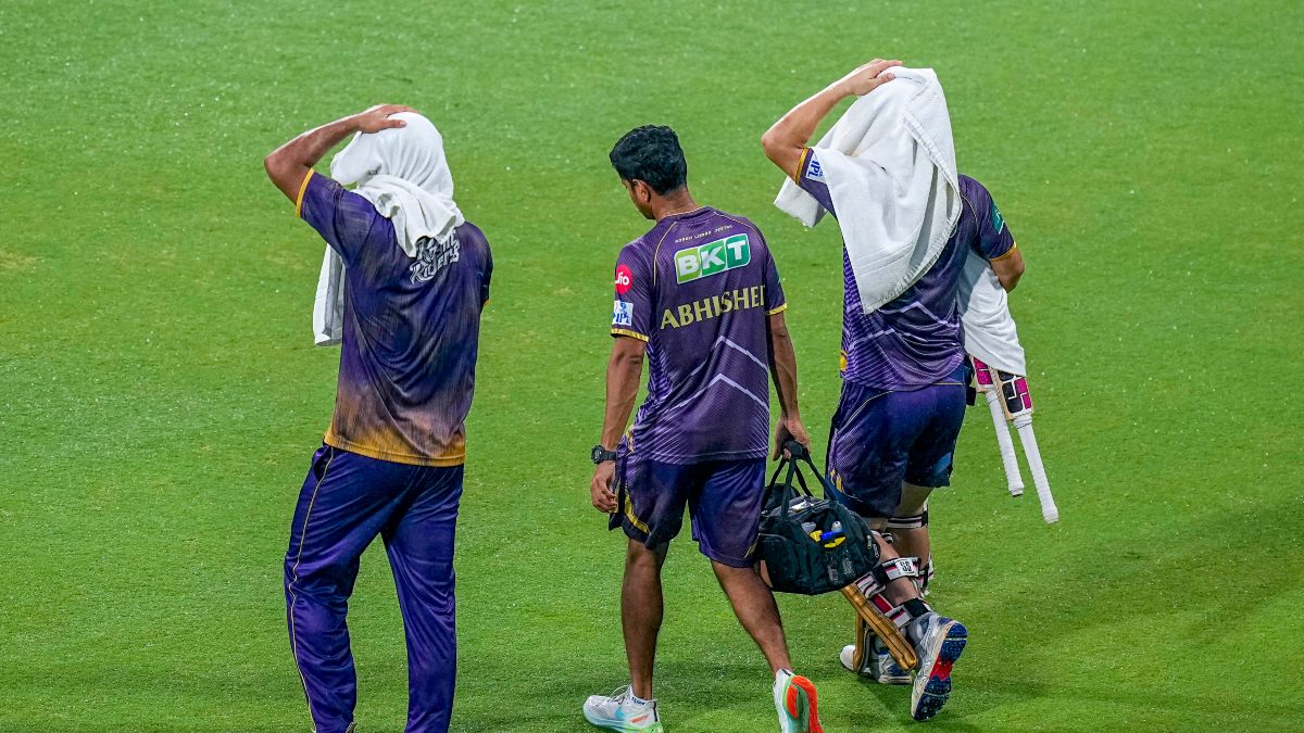 IPL Final: KKR skip evening practice session on Saturday due to rain in Chennai IPL Final: KKR skip evening practice session on Saturday due to rain in Chennai