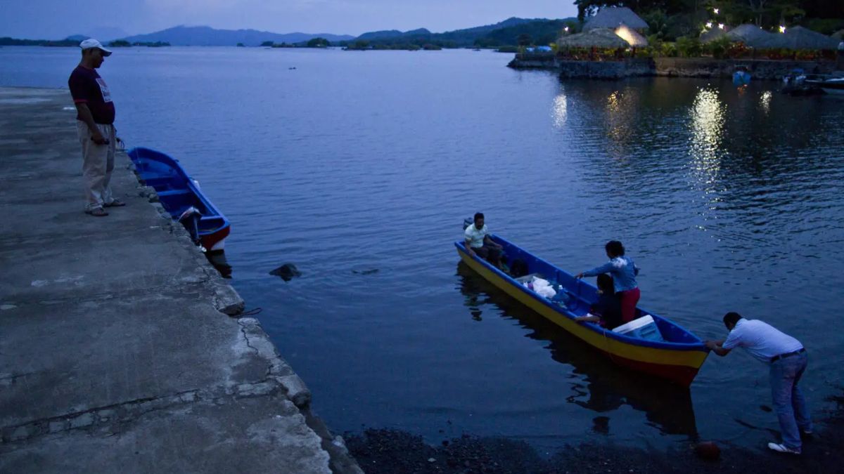 The Chinese-backed canal would have bisected Lake Nicaragua, and disrupted the local ecosystem. AP The Chinese-backed canal would have bisected Lake Nicaragua, and disrupted the local ecosystem. AP
