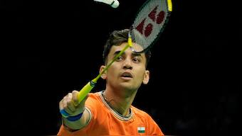 Lakshya Sen has a tough draw in the men's singles event at the Paris Olympics. AP File Photo