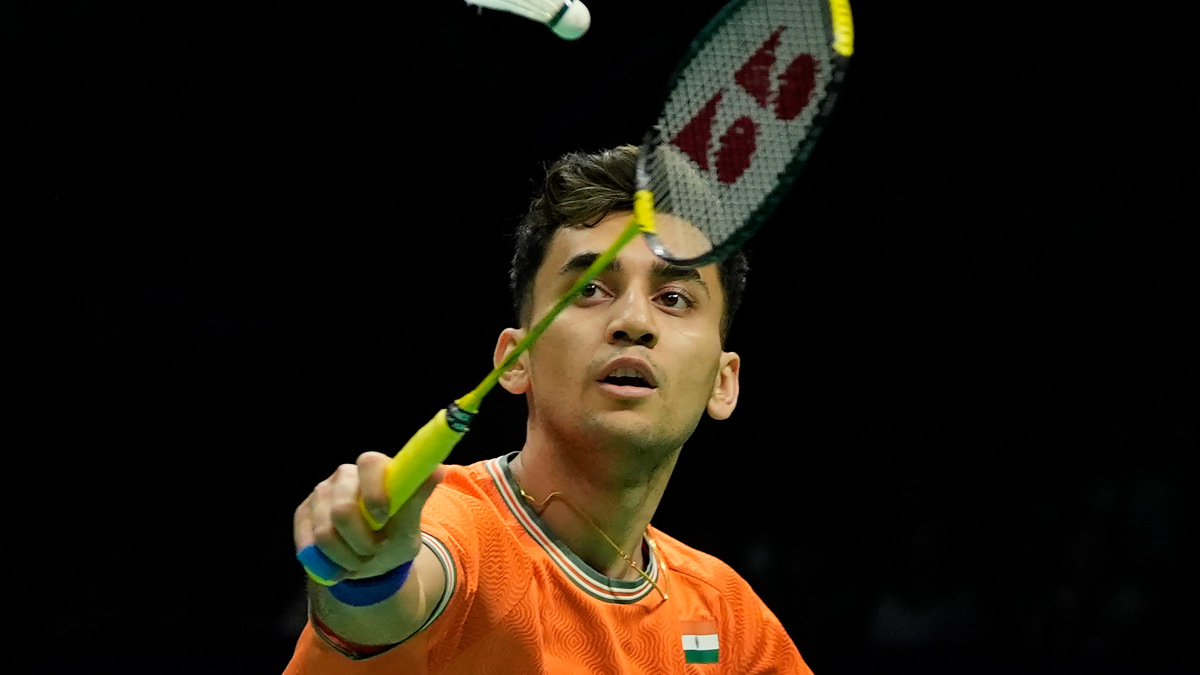 Lakshya Sen has a tough draw in the men's singles event at the Paris Olympics. AP File Photo Lakshya Sen has a tough draw in the men's singles event at the Paris Olympics. AP File Photo