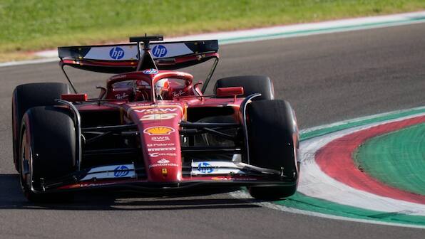 Formula 1: Charles Leclerc tops practice at Imola as Red Bull's Max Verstappen rues 'bad day'