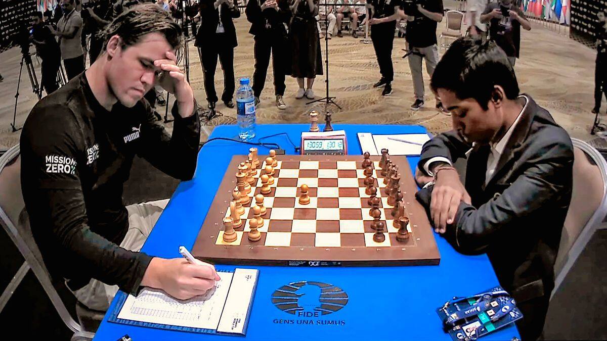 Praggnanandhaa remains third in Superbet Rapid and Blitz despite beating world No 1 Carlsen