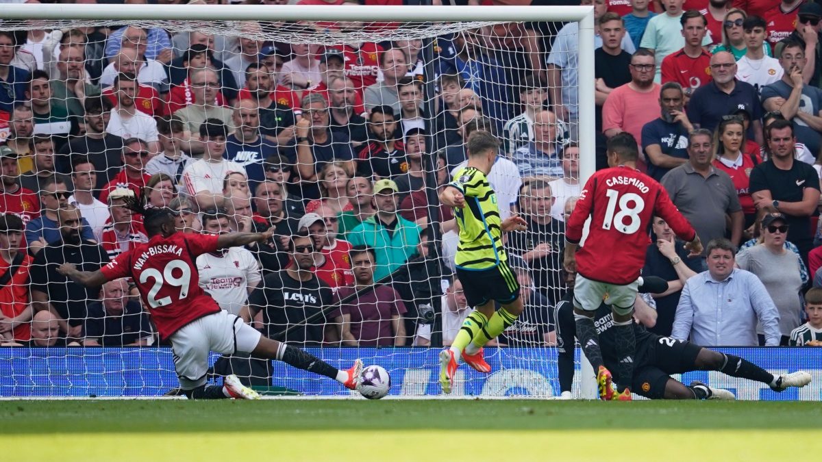 Leandro Trossard scored the only goal in Arsenal's win over Manchester United at Old Trafford in the English Premier League. AP Leandro Trossard scored the only goal in Arsenal's win over Manchester United at Old Trafford in the English Premier League. AP