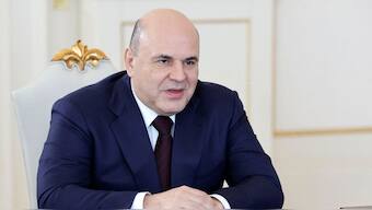 Russian Prime Minister Mikhail Mishustin attends a meeting with Azerbaijani President Ilham Aliyev in Baku, Azerbaijan on 6 March, 2024. File Image/Reuters via Sputnik