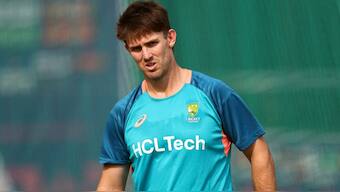 File image of Australia's Mitchell Marsh during the 2023 ODI World Cup. Reuters 