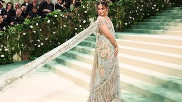 Met Gala 2024: Alia Bhatt looks stunning in custom Sabyasachi saree to to  celebrate 'The Garden of Time' dress code  Firstpost