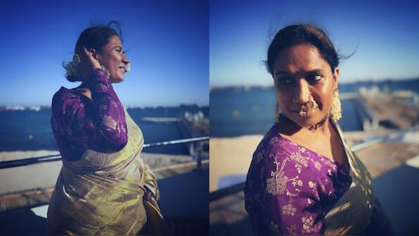Netflix's Laapataa Ladies' Manju Mai aka Chhaya Kadam makes her Cannes debut, wears late mother's saree & nath
