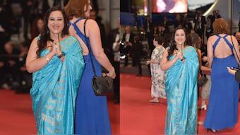 Renowned award-winning designer Sanjukta Dutta made her red carpet debut at the 77th Cannes Film Festival