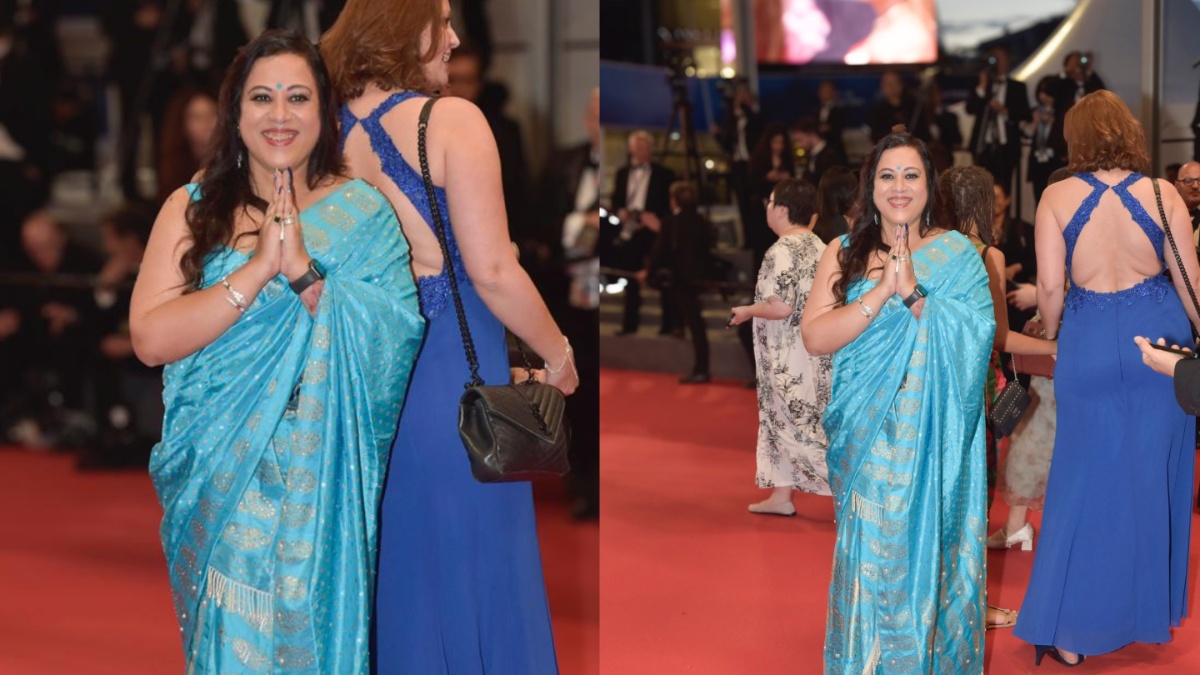 Renowned award-winning designer Sanjukta Dutta made her red carpet debut at the 77th Cannes Film Festival Renowned award-winning designer Sanjukta Dutta made her red carpet debut at the 77th Cannes Film Festival