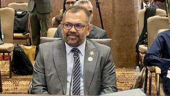 Foreign Minister of Maldives Moosa Zameer. Image courtesy Foreign Ministry of Maldives