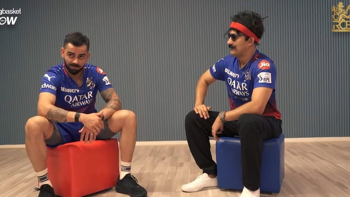 WATCH: Mr. Nags teases Virat Kohli with 'Sunil' reference, RCB batter talks about Vamika playing cricket