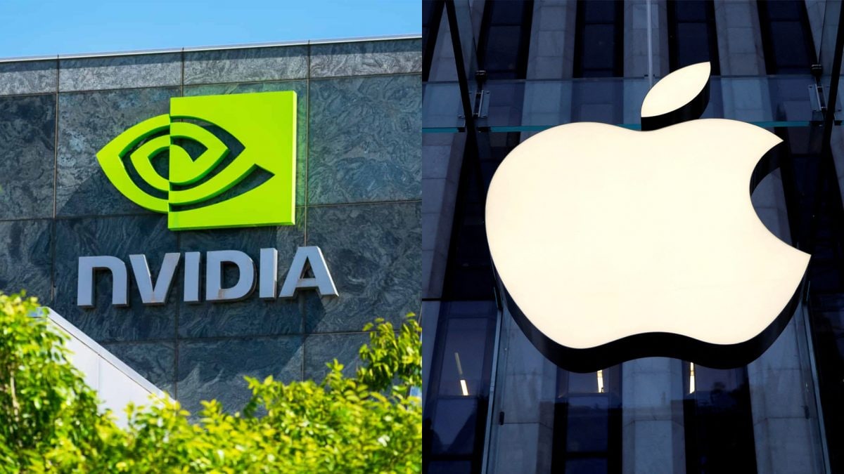 NVIDIA to overtake Apple? AI chipmakers' market value inches closer to iPhone-maker – Firstpost