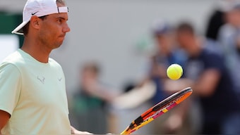 Rafael Nadal will start his French Open campaign against Alexander Zverev. AP