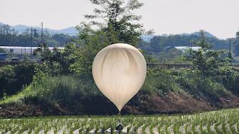 South Korea has accused North Korea of sending balloons filled with faeces and trash across the border. Reuters